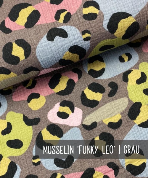 Musselin | FUNKY LEO | Grau