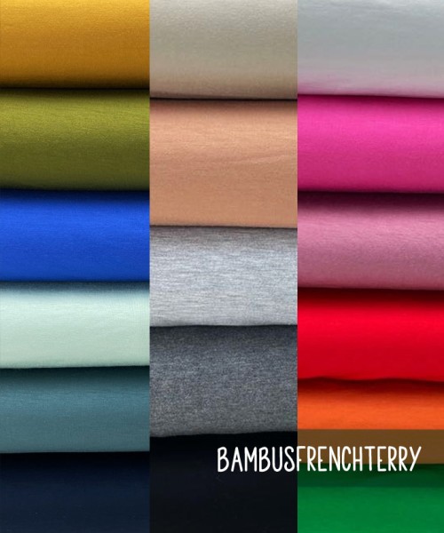 Bambusfrenchterry | BAMBOO | Uni | 17 Farben