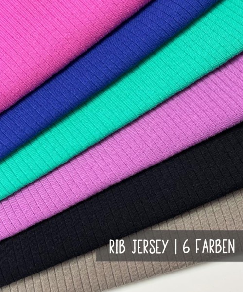 Rib Jersey | Baumwolle | 6 Farben