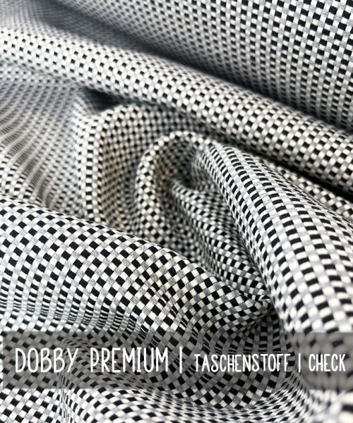 Dobby Premium | Taschenstoff | CHECK
