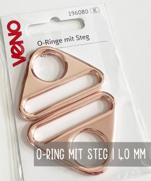 1 Paar | VENO | O-Ring mit Steg | KUPFER | 3 & 4 cm