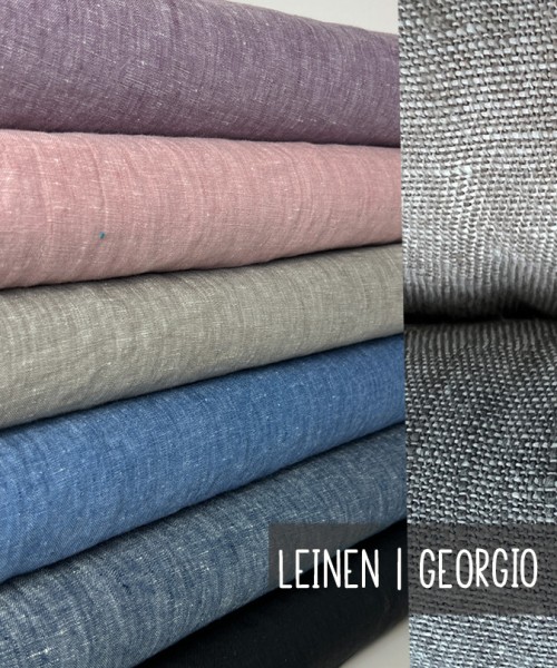 Leinen | GEORGIO | gewebt | 8 Farben