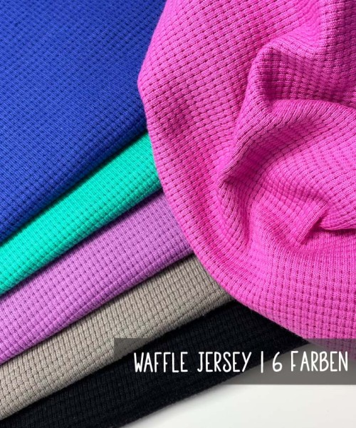 Waffle Jersey | Baumwolle | 6 Farben