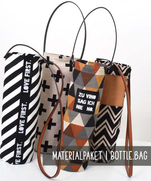 Materialpaket | BOTTLE.bag | Canvas | 5 Varianten | ausreichend für 2 Bags