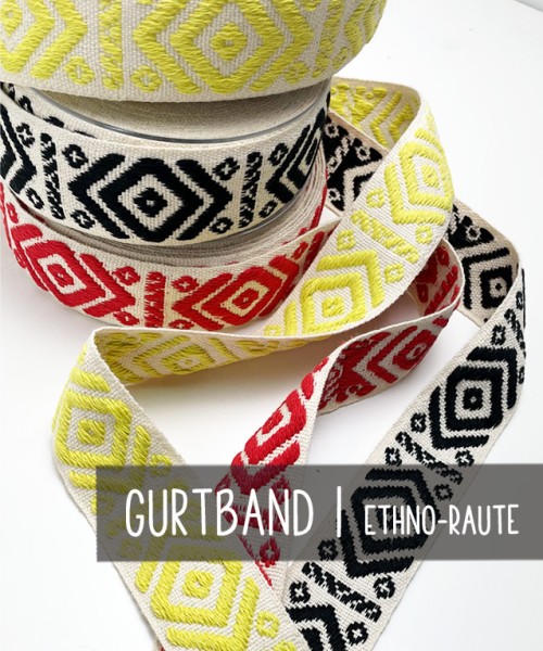 Gurtband | ETHNO RAUTE | 4 cm