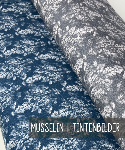 Musselin | TINTENBILDER | 2 Farben
