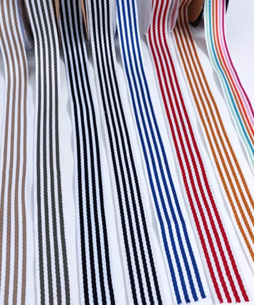 Gurtband | 38 mm breit | Streifen | 8 Farben