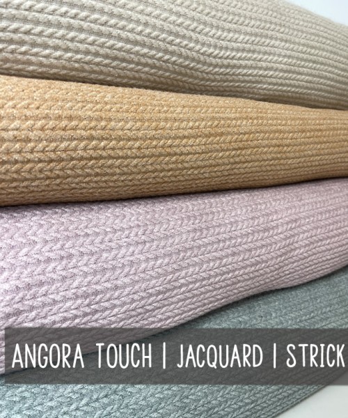 Angora Touch | Jacquard | Strick | 4 Farben