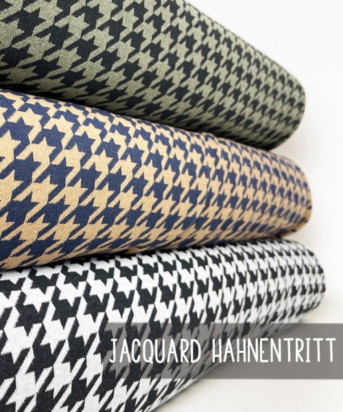 Jacquard | HAHNENTRITT | 4 Farben