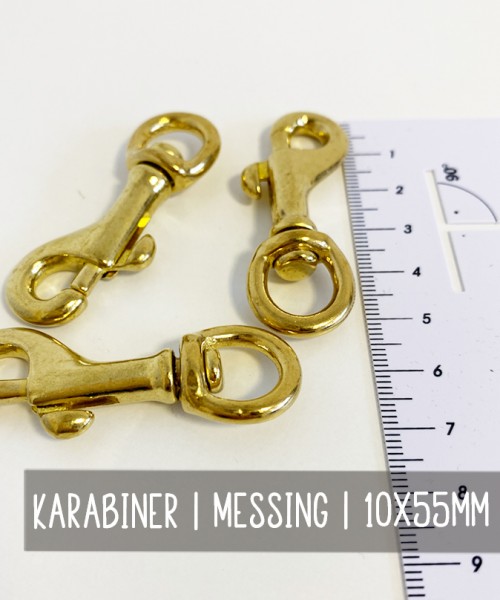 Karabiner | 10 mm • Messing