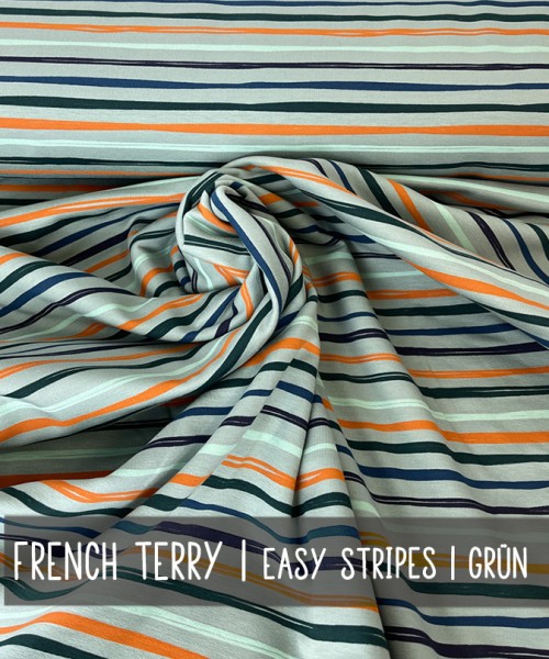 Frenchterry | EASY STRIPES | 3 Farben