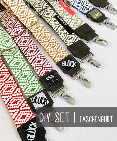 Materialpaket | DIY SET | Taschengurt ETHNO | 8 Farben