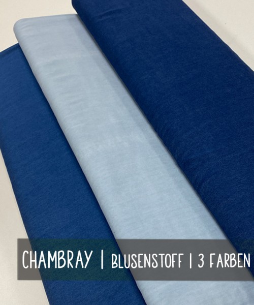 Chambray | Blusenstoff | 3 Farben