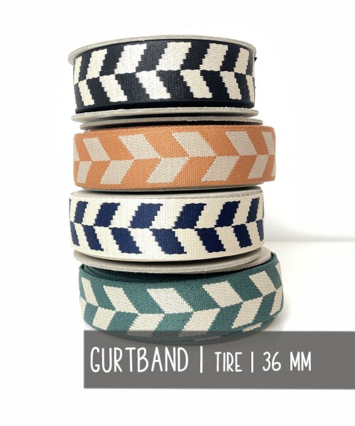 Gurtband | TIRE | 36 mm | 4 Farben