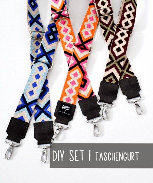 Materialpaket | DIY SET | Taschengurt STYLE-ETHNO | 4 Farben