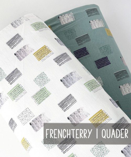 Frenchterry | QUADER | 2 Farben