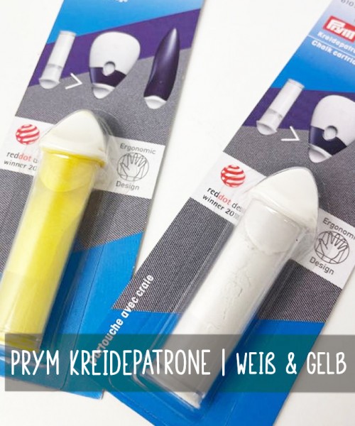 PRYM Kreidepatrone | Weiß & Gelb