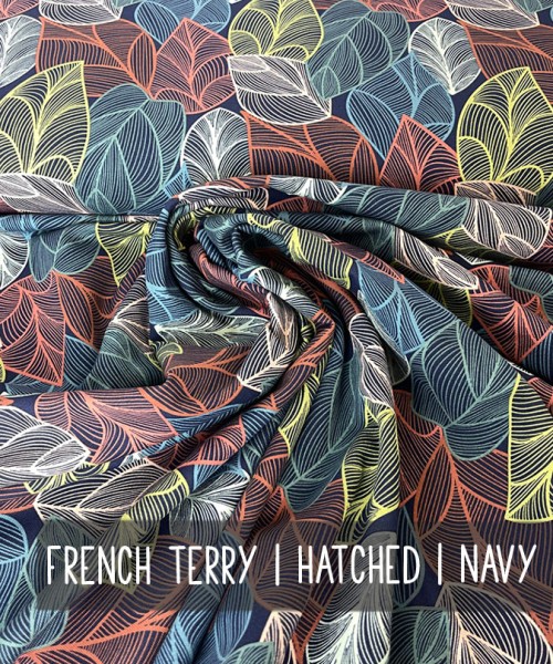 Frenchterry | HATCHED | 2 Farben